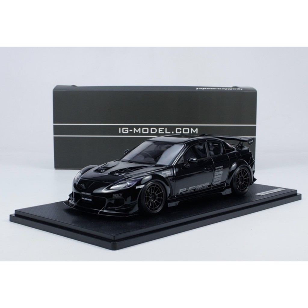 IG 1: 18 Mazda RX-8 (SE3P) RE Amemiya Amemiya Black IG3179 SF จัดส่งฟรี Face-to-face Sign ป้ายตรวจสอ