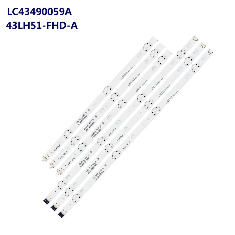 LED backlight สําหรับ 43LF510V 43LF5100 43LH5100 43LH5700 43LH570A 43LH520V 43LH590 43LJ515V 43LH510