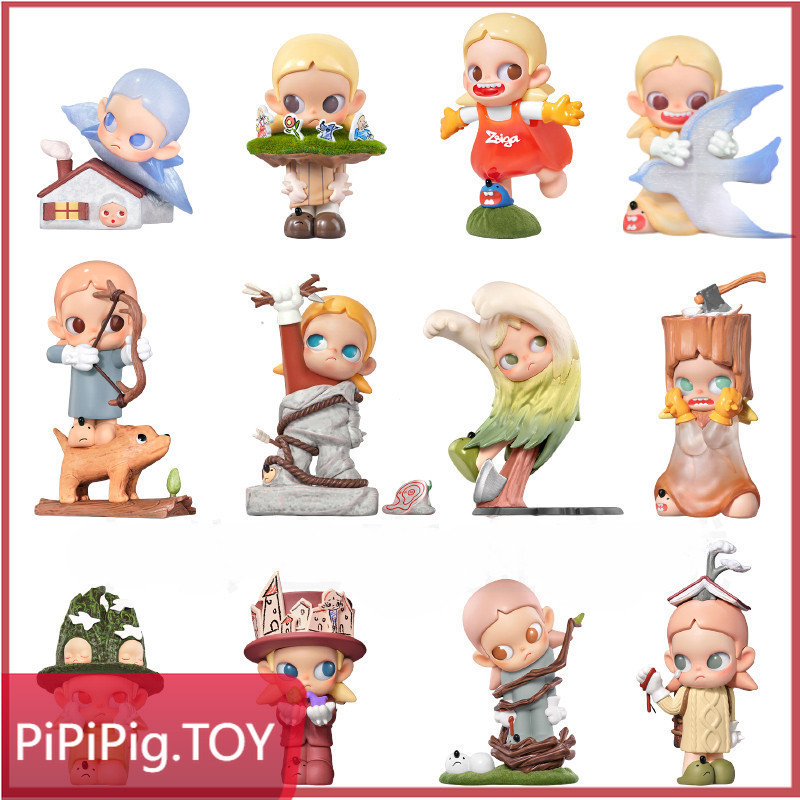 POPMART POPMART Zsiga Zsiga Walking Along the Line Series Mystery Box แท้ 100%