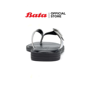 Bata บาจา รองเท้าแตะแฟชั่น หูหนีบ ส้นแบน สำหรับผู้หญิง รุ่น ODILIA สีดำ 5316324 สีเงินดำ 5311324