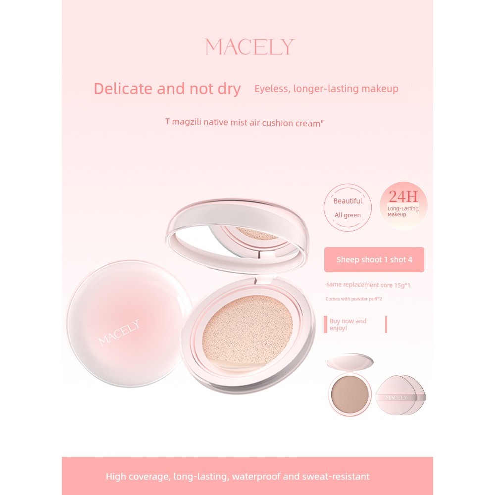 คุชชั่น skintific cushion คุชชั่น chy Maggie Cushion Concealer Long-Lasting No Makeup BB Cream Femal