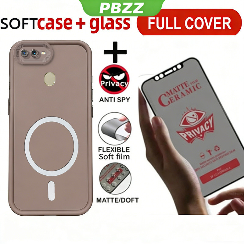 PBZZ เซรามิคความเป็นส่วนตัวกระจกนิรภัยสําหรับOppo a5s a12 A7 a3s a1k a12e F9 F11 PRO A5 A9 2020 เคสโ