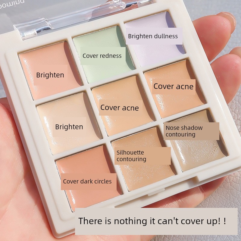corrector คอนซีลเลอร์ MGL Nine-Color CONCEALER Palette Spots Acne Marks Dark Circles Tear Groove คอน