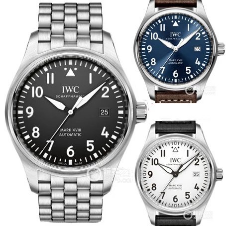 AO5 [MK Produced] Wanjia 1wc Pilot Series Mark Eighteen 18 Mens Mechanical Watch IW327006/327002/327