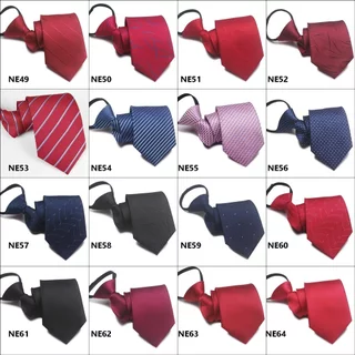 (พร้อมส่ง) แบบที่ 1-20, 101-135 เนคไทธุรกิจ เนคไทสำเร็จรูป แบบซิป