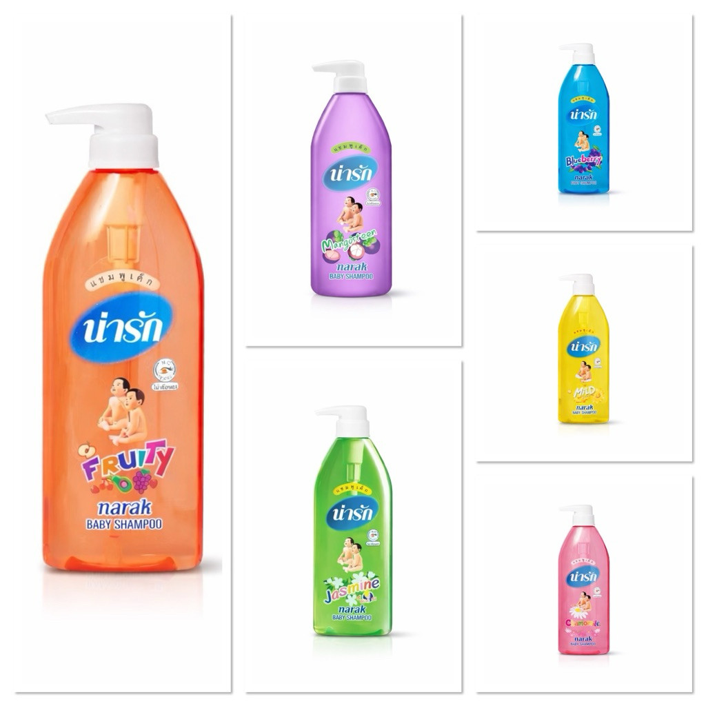 Narak Baby Shampoo น่ารัก เบบี้ แชมพู 500มล.