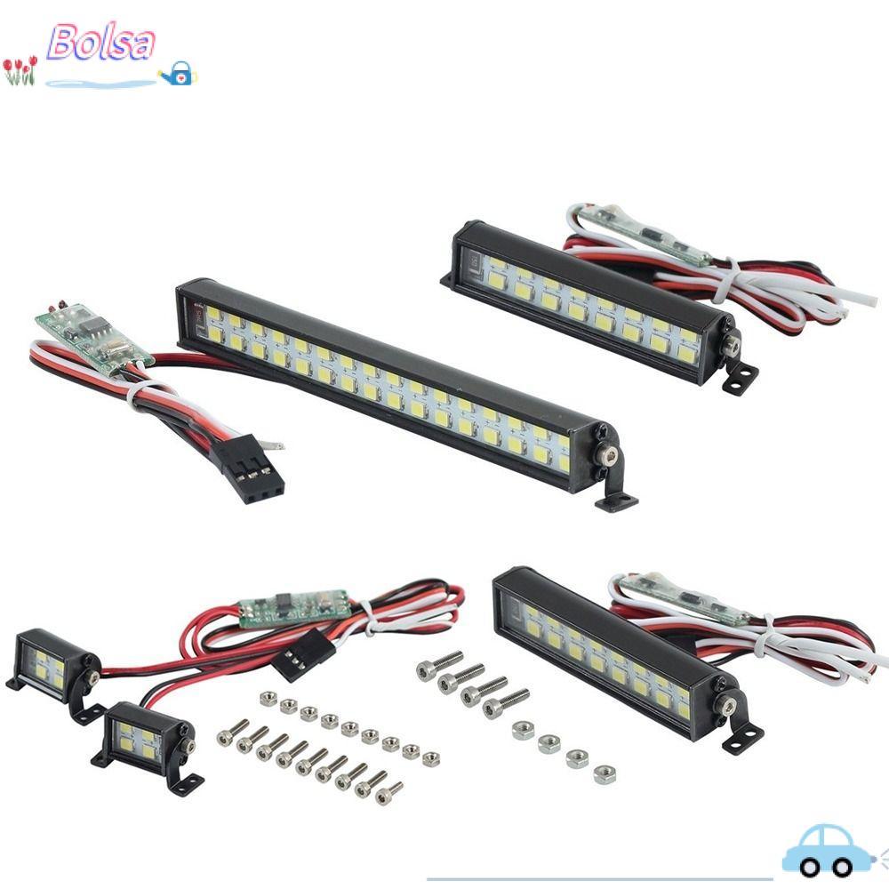 BOLSA RC โคมไฟหลังคา, 1/10 Scale Multi-ขนาด RC รถ Light Bar, Super Bright LED CH3 ควบคุม RC รถอะไหล่สําหรับ SCX10 D90 TRX 4 RC อุปกรณ์เสริม