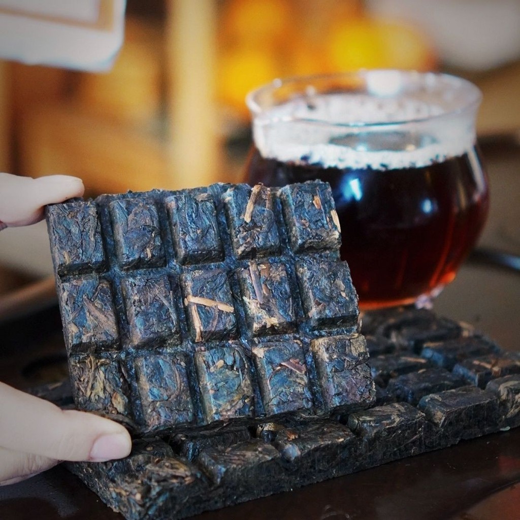 Ya An Black Tea แท้ Yaan ชาทิเบตชาดําชาทิเบตชาอิฐสีดําอายุสิบปีชาดําต้ม Ghee ชา