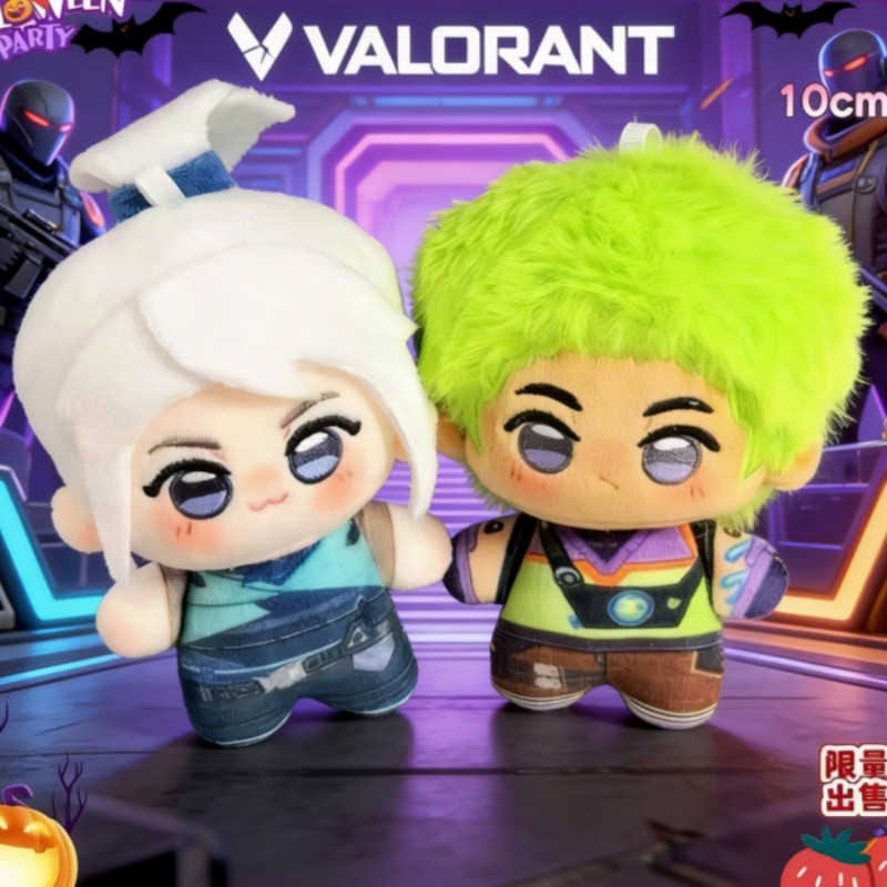 10 ซม. VALORANT ของเล่นตุ๊กตา Gekko/JJett จี้ผ้าฝ้ายตุ๊กตาของขวัญวันเกิดคริสต์มาสของขวัญสําหรับแฟนๆ