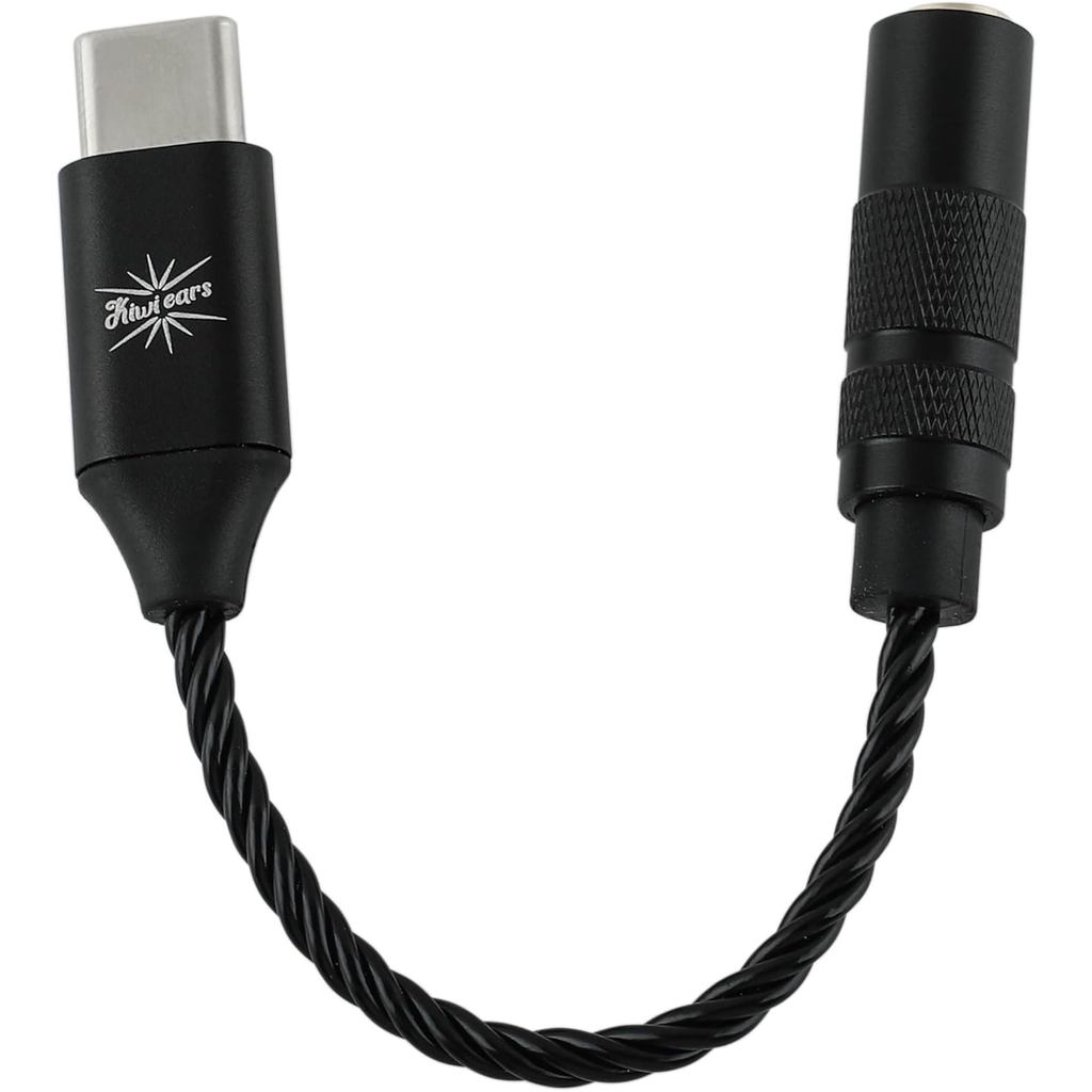 Linsoul กีวี่หู AD1 Type-C ถึง 3.5 มม.หูฟังหญิง DAC อะแดปเตอร์, USB C ถึง Aux IEM Dongle พร้อมชิป KT