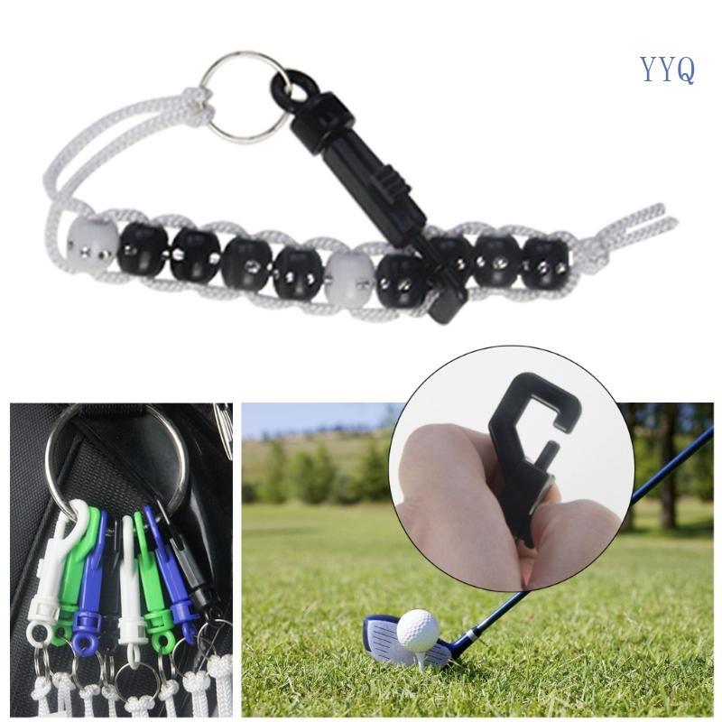 YQ Golfs Rhinestones ลูกปัด Score Counter Golfs นับจังหวะ Score Counter Golfs ลูกปัด Counter Golfs ล