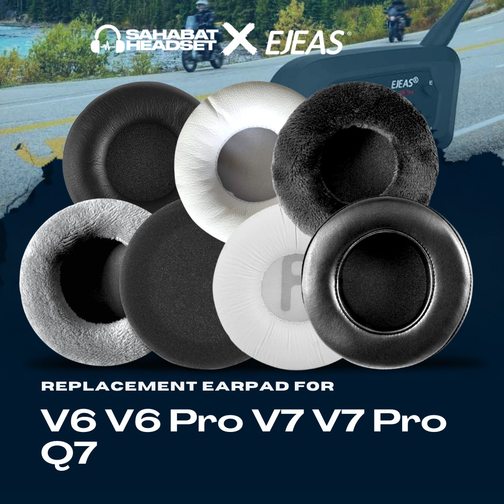 Earpad Earcup แผ่นรองหูฟัง Ejeas V6 V6 Pro V7 V7 Pro Q7 แผ่นโฟมโฟม