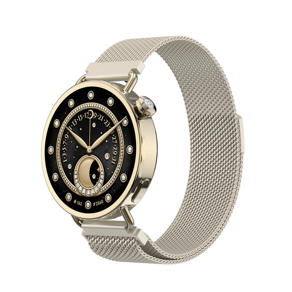 Milanese Loop Band สําหรับ Xiaomi S4 41 มม.แม่เหล็กสแตนเลส correa สําหรับ Xiaomi S4 41 มม.อุปกรณ์เสร