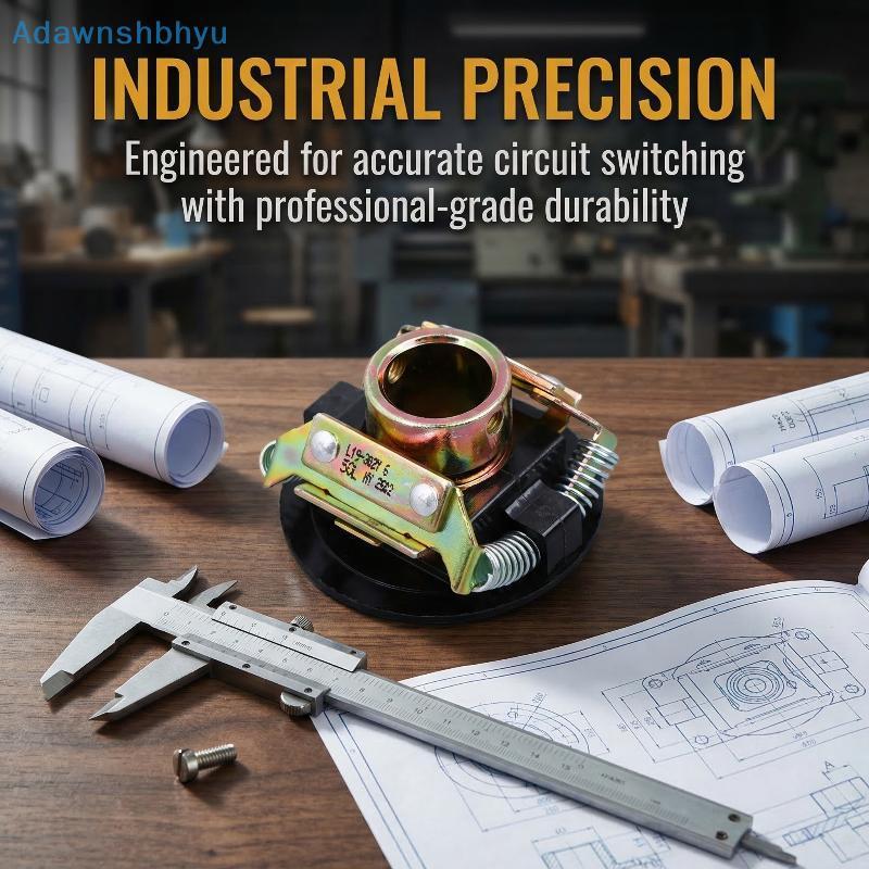Adhyu L19-302Y 2/4 เสามอเตอร์สวิตช์แรงเหวี่ยงเฟสเดียวสวิตช์แรงเหวี่ยงชิ้นส่วนมอเตอร์ไฟฟ้า Starter Me