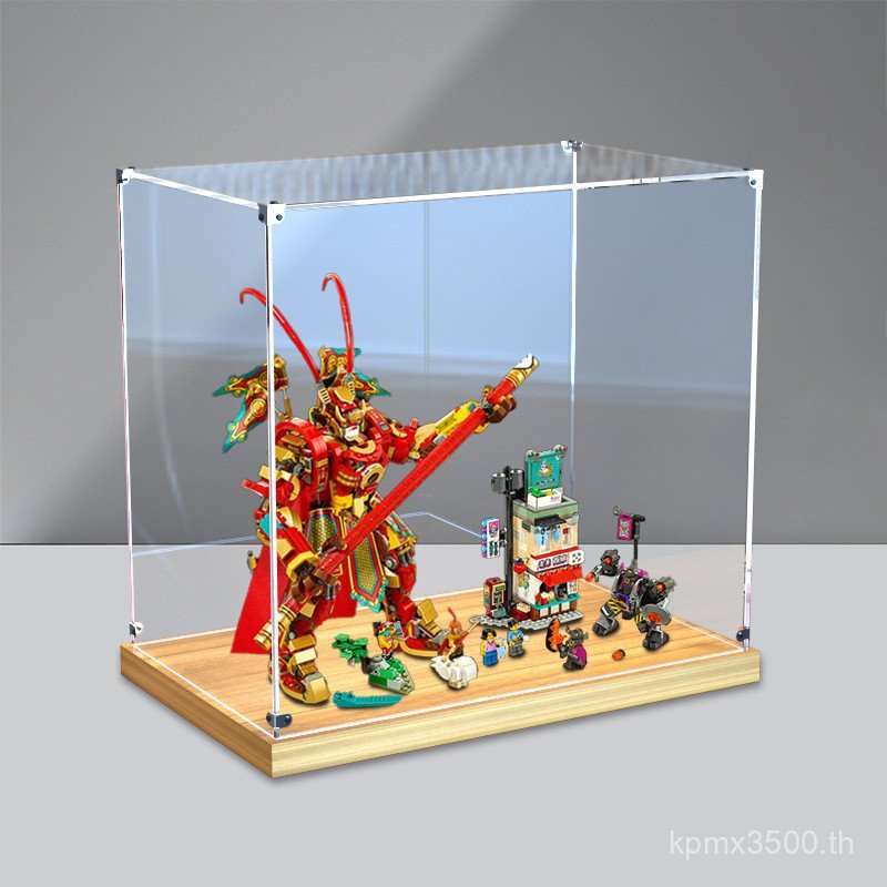 ใช้รูปทองกล่องอะคริลิค Goku 80012 จอแสดงผล Man กล่องเล็ก Le Mecha Gao Qitian Dasheng NL4W