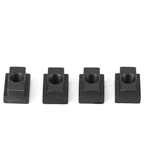 4PC Set T-Slot Nut Black Oxide Finish 1/2-13 Threads Table Slot 5/8