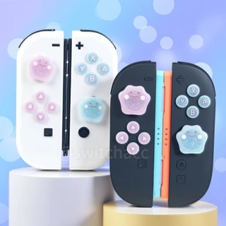 Ditto เกม Theme Switch Rocker Caps Shining Design สําหรับ Nintendo Switch 2 / 1 / OLED Thumb grip Analog Caps