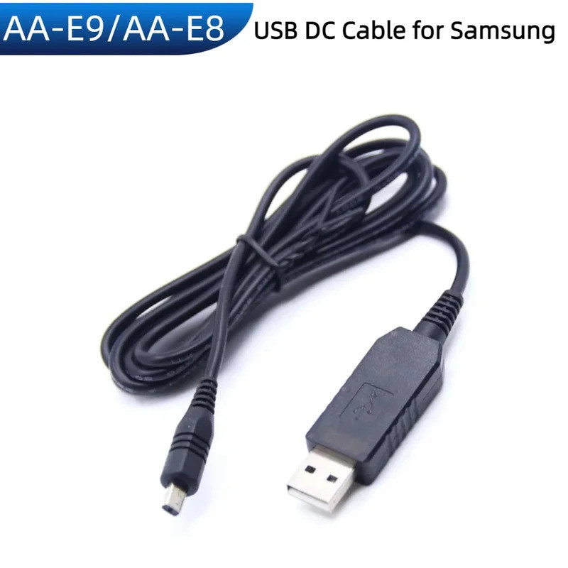 AA-E9 AA-E8 สาย USB DC สําหรับ Samsung AA-E8 AA-E7 AA-E6A AD44-00101A 00091A VP-DX200(I) VP-DX2050 V