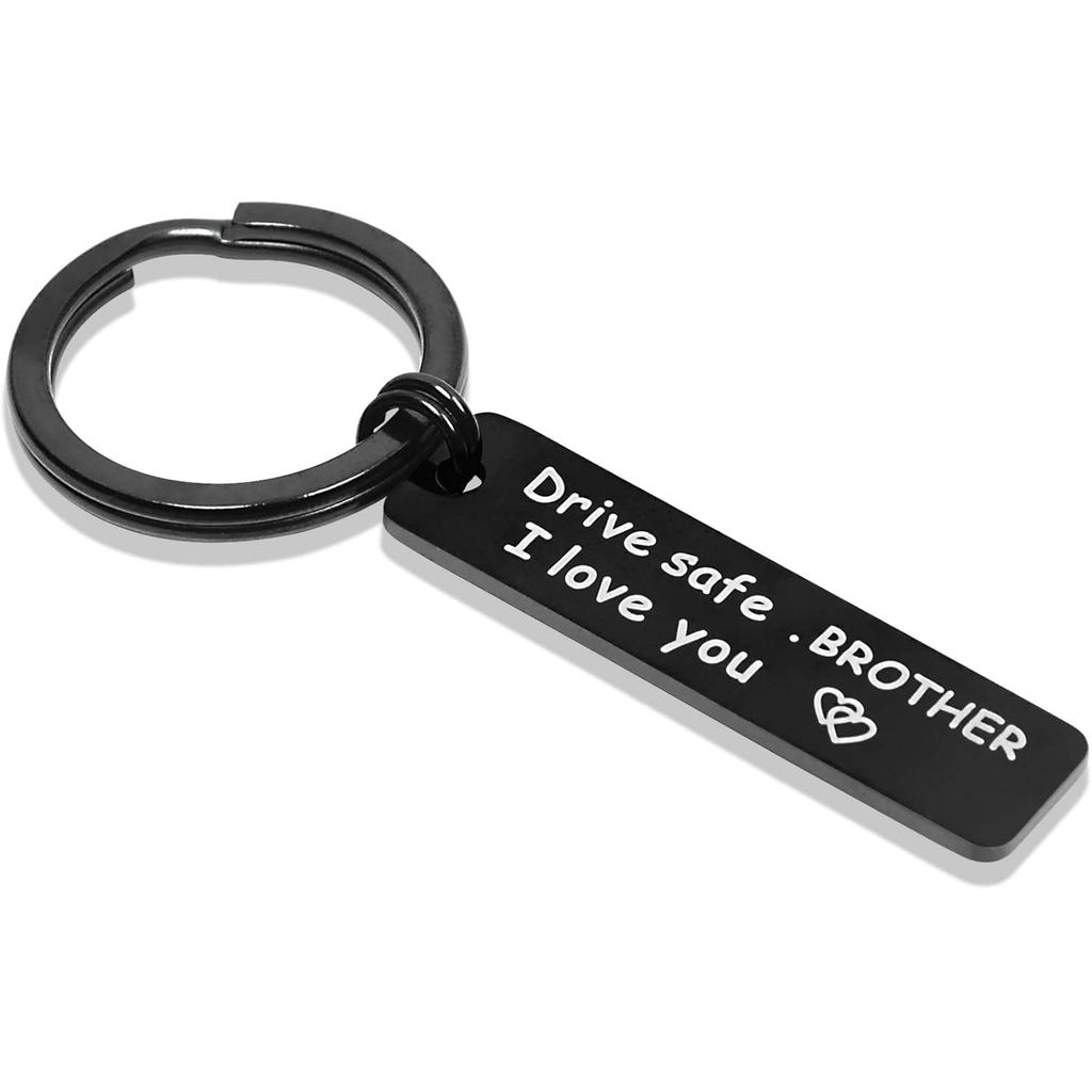Drive Safe พวงกุญแจสําหรับ Brother Be Safe Dad I Love You พวงกุญแจสําหรับของขวัญลุงสําหรับคุณปู่