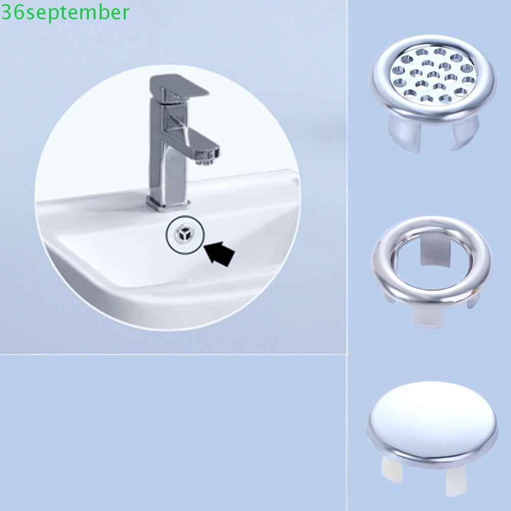 SPEPEMBER Hollow Overflow Cover Trim Chrome Hole Cover ห้องน้ําเซรามิคอ่างล้างหน้าซักผ้าอ่างล้างหน้าฝาครอบอะไหล่