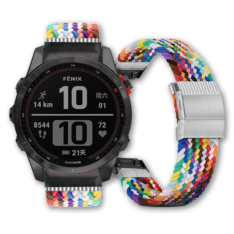 Garmin Garmin fenix7s/5Splus Nylon Braided Quick Release MK2s Flying Time-Resistant 6S pro Instinct 