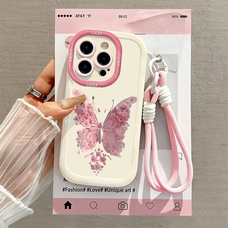 Case+สร้อยข้อมือRealme C63 C61 C53 C51 C51S C35 C33 C30 C30S C21Y C25Y C21 C20 C20A Narzo 60 50 50i 