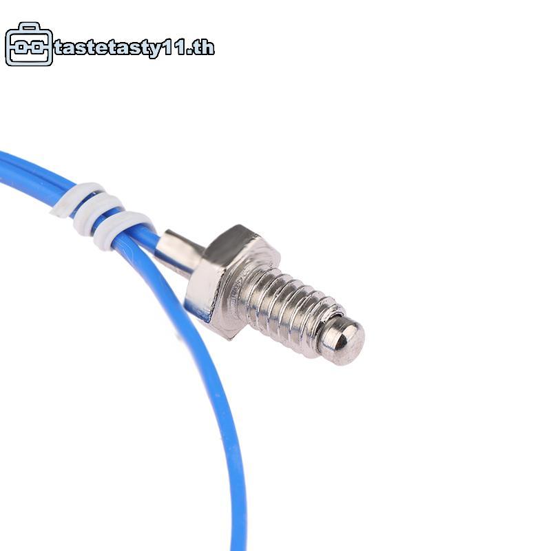 TA K/PT100 ประเภท M3 M4 สกรูทองแดง Thermocouple 0.5/1/2M ความแม่นยําสูงกันน้ํา PTFE สาย 3D เครื่องพิ