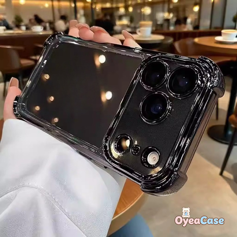 หรูหราสี่มุม Electroplated Clear สําหรับ Samsung Galaxy รูปที่ 4