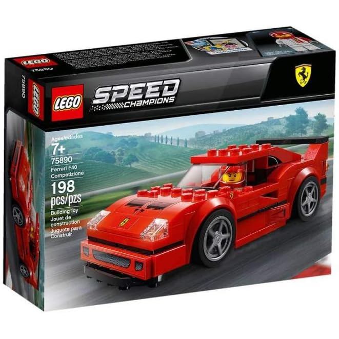 LEGO Speed Champions Ferrari F40 Competizione 75890 Building Kit (198 ชิ้น)