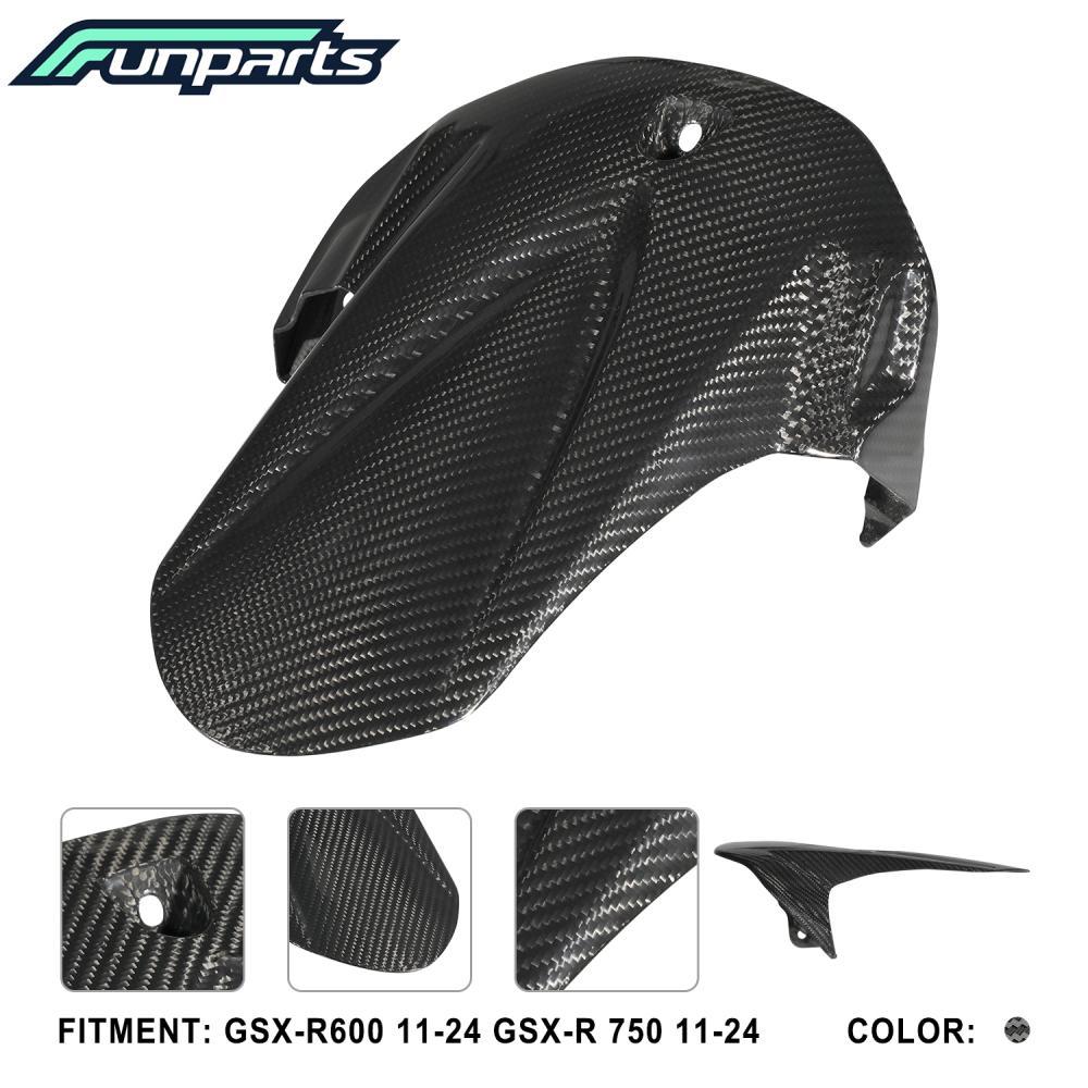 TC Funparts Motorcycles Rear Fender Durable Carbon Fiber Mudguard Wheel Protection For Suzuki GSX-R 