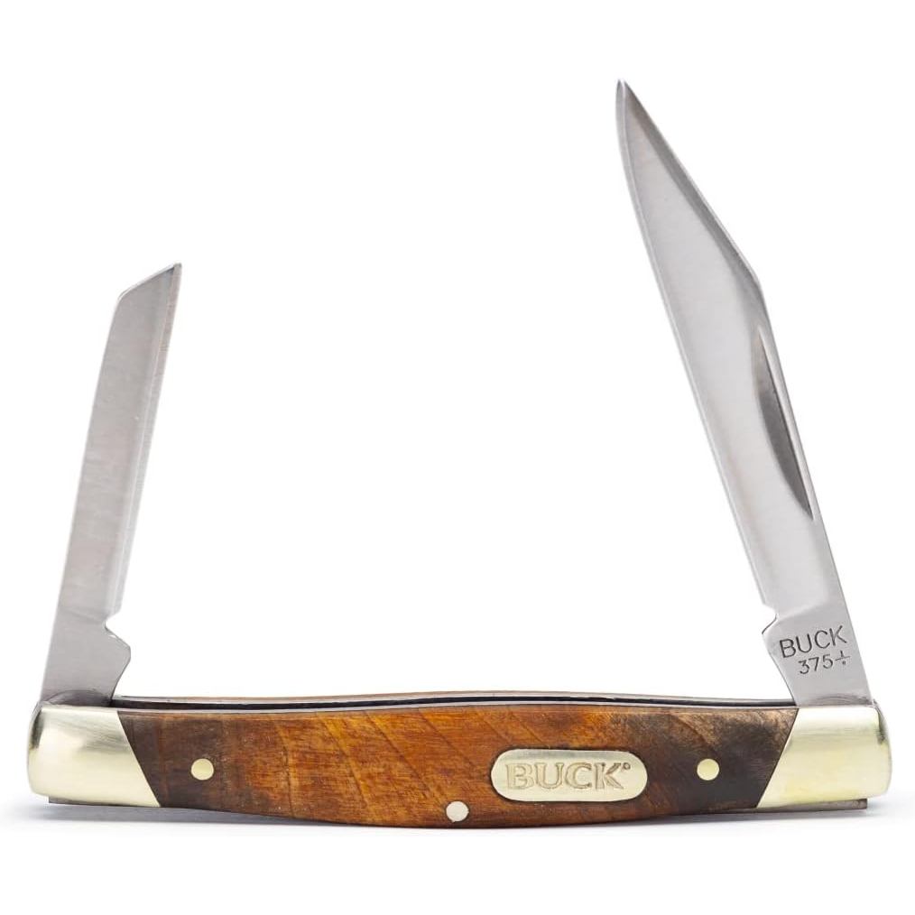 Buck Knives 375 Deuce 2-Blade มีดพับด้ามไม้