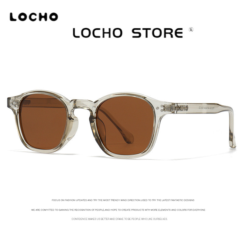 LOCHO แว่นตาโพลาไรซ์ทรงกลมย้อนยุคสมัยใหม่ ดีไซน์เฉพาะตัว ตามเทรนด์ สำหรับซันไชน์ในฤดูร้อน