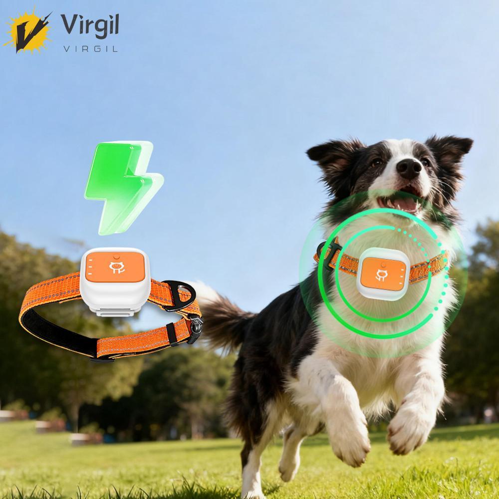 [Virgil.th] Cat Gps Tracker Collar Tractive Gps Dog Tracker for Cats & Small Dogs