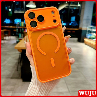WUJU Vibrant สีแม่เหล็กกรณีเข้ากันได้สําหรับ IPhone 17 16 15 14 13 12 11 Pro Max, การออกแบบบางเฉียบ, ติดตั้งง่ายและป้องกันการแตก