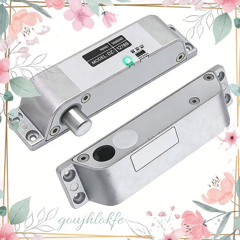 เวลาที่ปรับได้ Delay Drop Bolt DC12V ล็อคอิเล็กทรอนิกส์สมาร์ทไฟฟ้า Mortise ล็อค Fail ปลอดภัยโหมด gou