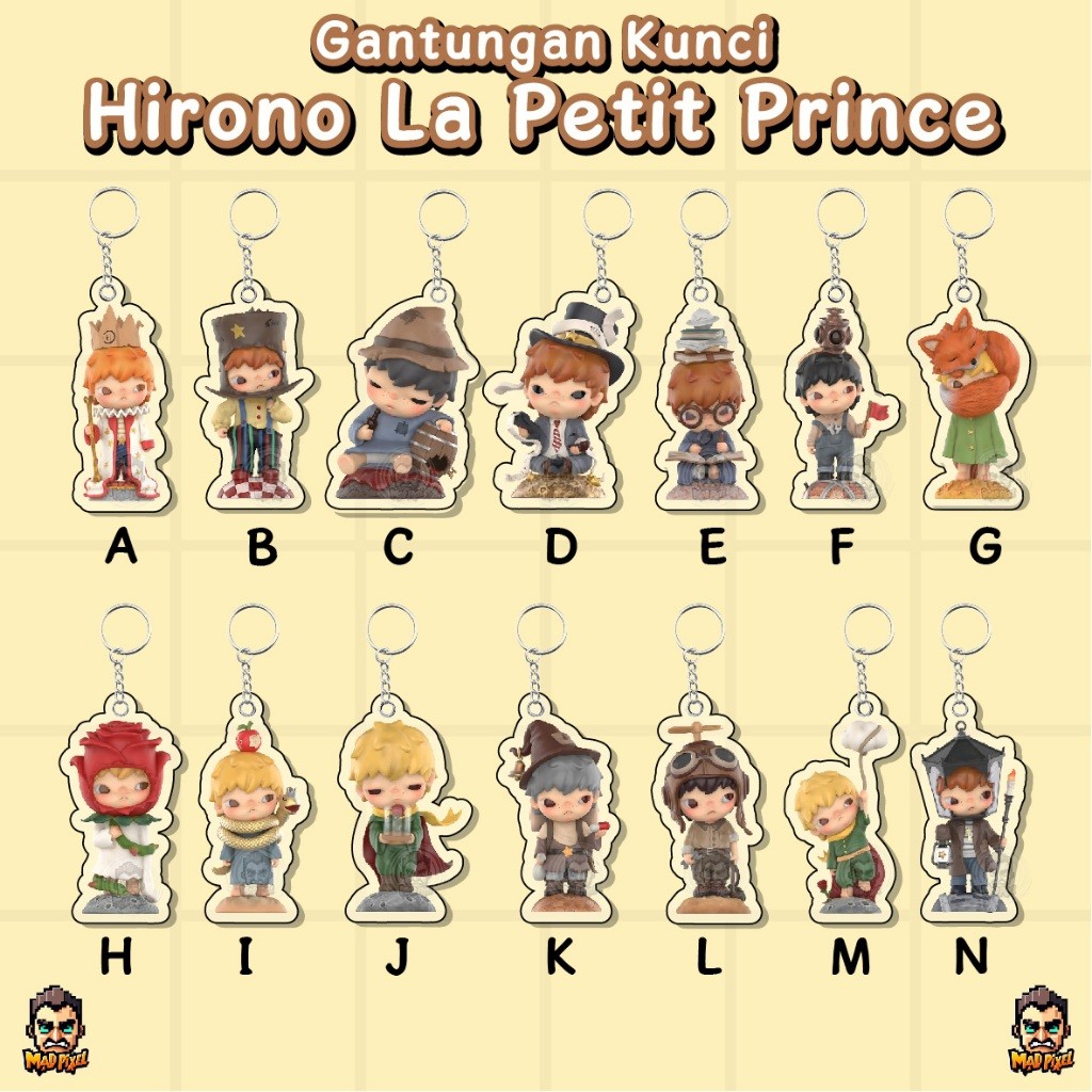 Gantungan Kunci Hirono Le Petit Prince / อะคริลิค KeyChain Hirono / Ganci Akrilk Hirono La Petit Pri