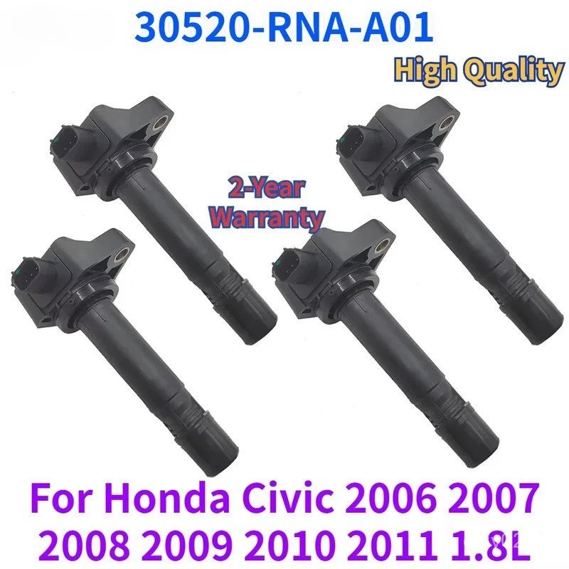 1 ชิ้นคอยล์จุดระเบิดรถยนต์ 30520-RNA-A01 สําหรับ Honda Civic 2006 2007 2008 2009 2010 2011 1.8L UF58