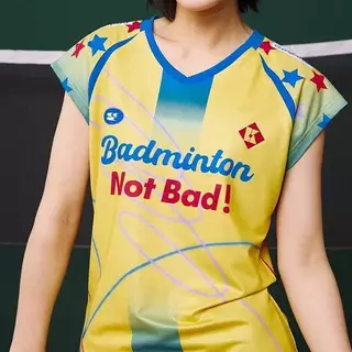 2026 New Crying Badminton Center Joint Badminton Competition Breathable Summer Quick-Drying Exercise Short Sleeves Women's Skirt 9snB