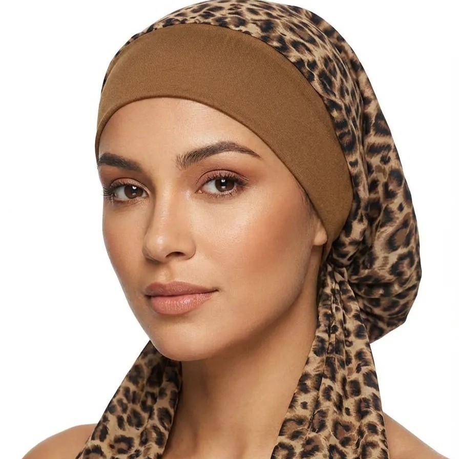 หน้าผาก Cross Stretch Bandana Cap Pirate Cap Pastoral Bandana Headband ผ้าฝ้ายหลวม Chemotherapy Cap