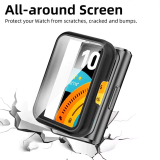 ปกกระจกนิรภัย for Huawei Band 11 / 11 Pro ตัวป้องกันหน้าจอเต็ม กล่องป้องกันฟิล์มนาฬิกา