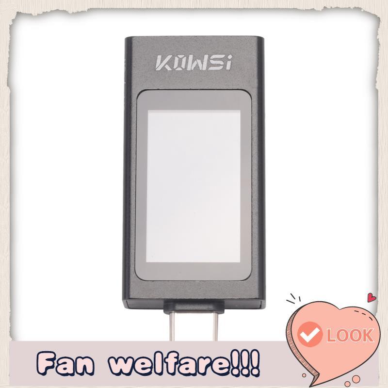 KWS-X1 Type-C Tester DC 3.3-36V 0-12A Digital Voltage Current Detection Meter จอแสดงผล IPS Fast Char