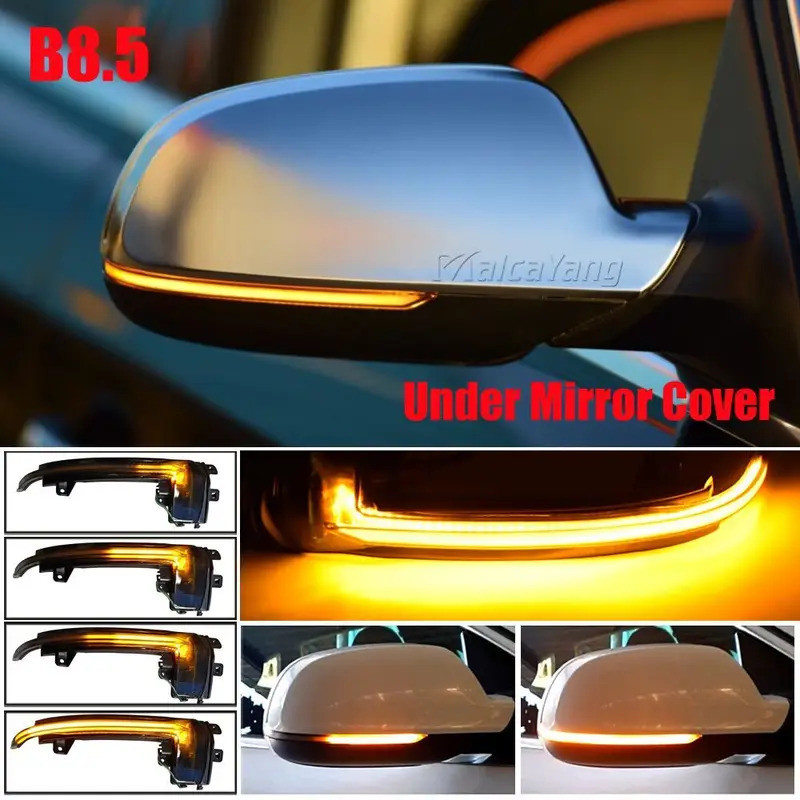 สําหรับ Audi A3 S3 8P 10- 2012 A4 S4 RS4 B8 8K ( B8.5 ) A5 S5 RS5 2011-2015 ด้านข้าง Wing กระจกตัวบ่