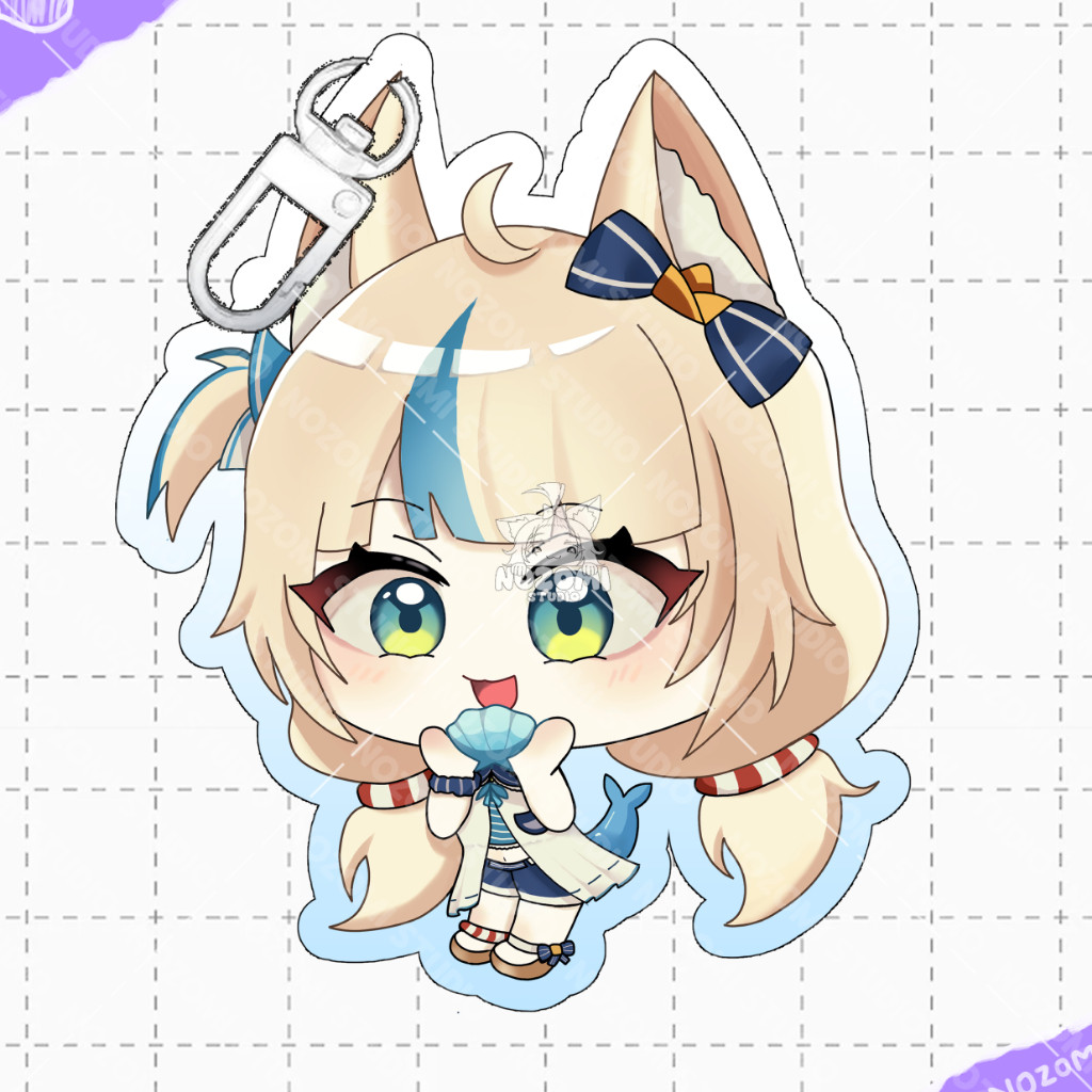 Ganci / Gantungan Kunci / พวงกุญแจ Akrik VTUBER SAMKO SABA