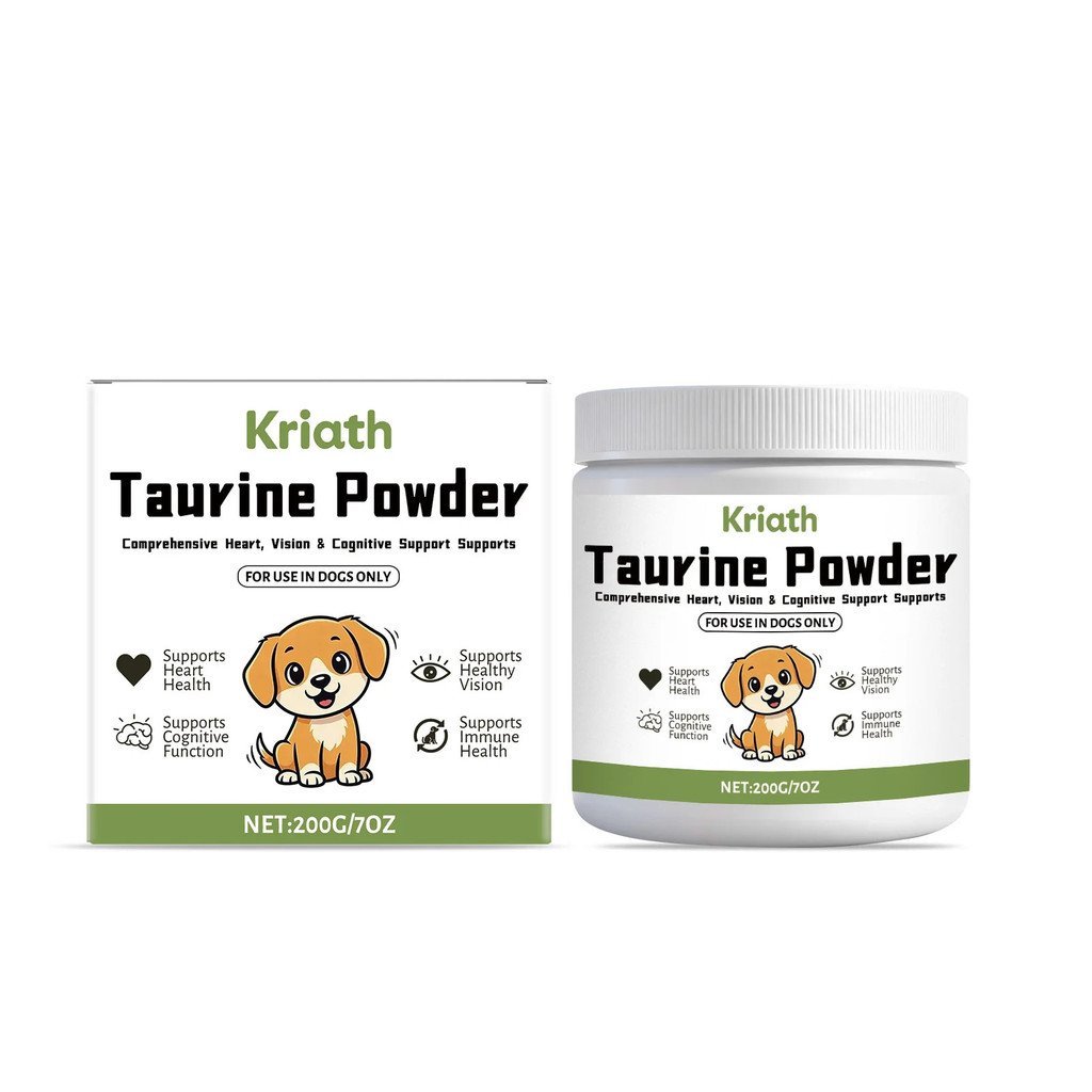 Dog Taurine Powder Supplement 200g Blend Prebiotic Heart Vision Immune Digestive Dietary Health Supp