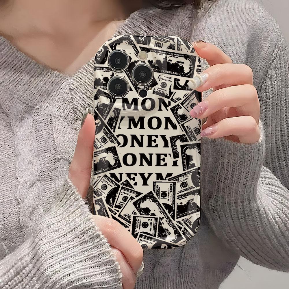 อินเทรนด์ Creative Dollars MONEY Casing สําหรับ Apple iPhone 17 Air 16 15 14 13 12 11 Pro Max X XR X