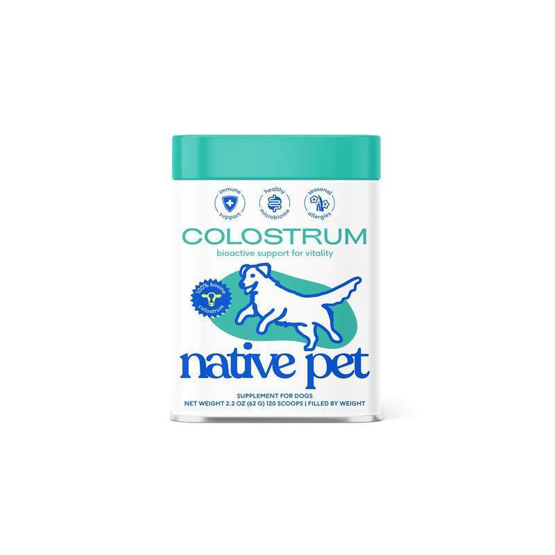Native Colostrum for Dogs – Bovine Colostrum Powder – Allergy Relief, Immune & Itchy Treatment – Mul
