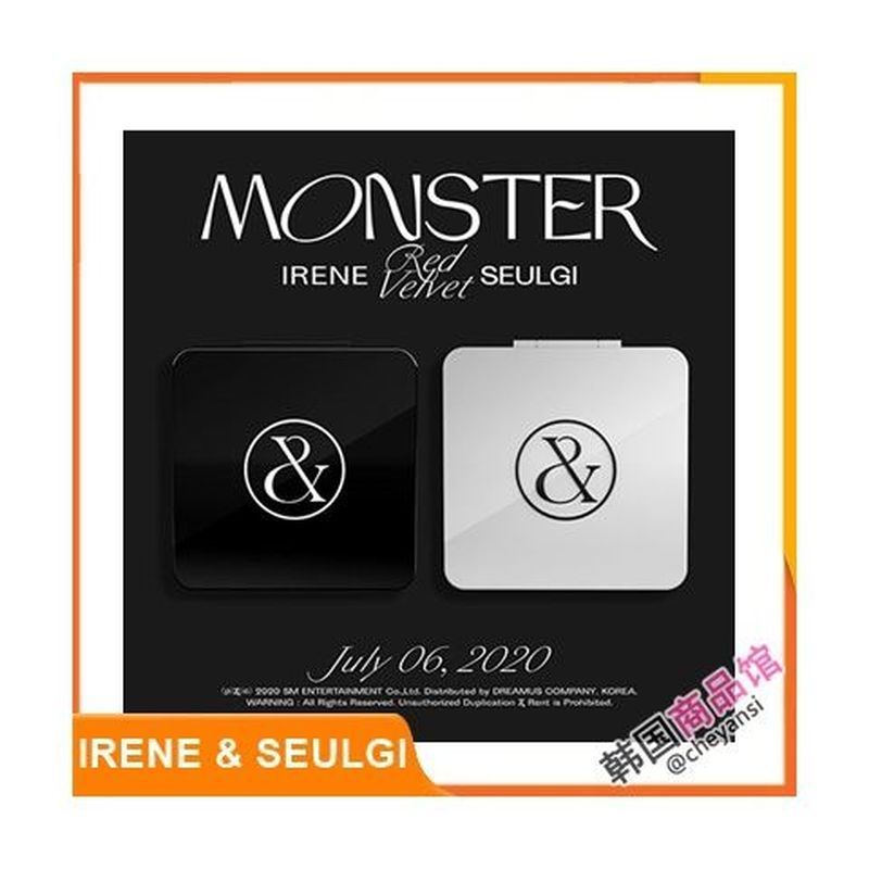 Red Velvet Squad IRENE & SEULGI Mini 1 Monster การ์ดอย่างเป็นทางการ T