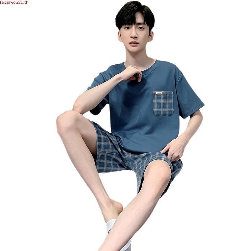 Pajamas, Comfortable ชุดนอน Pajamas, Pajamas Cotton Pajamasistar Men Pajamas L-4XL, Men's Cotton Paj
