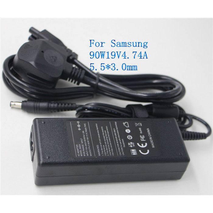 เหมาะสําหรับ Samsung Samsung 90W19V4.74A 5.5x3.0 Notebook Power Adapter แหล่งจ่ายไฟ 90W