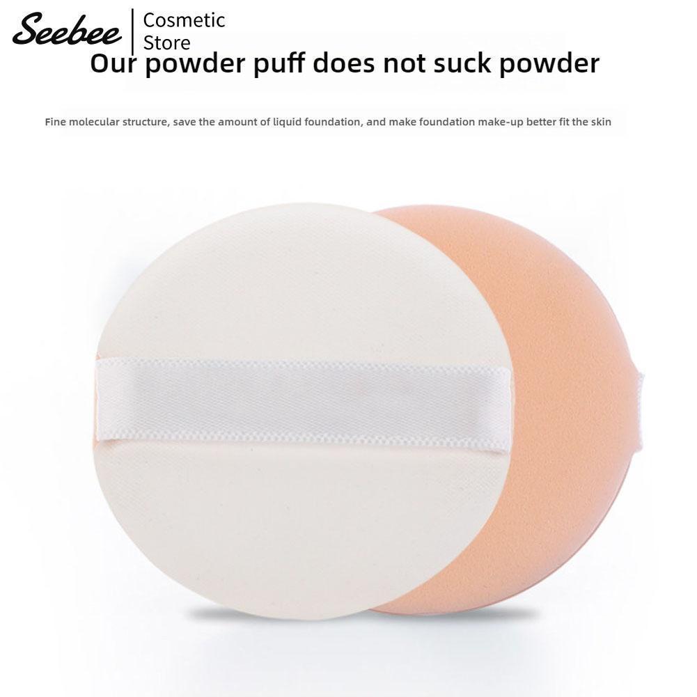 ฟองน้ําแต่งหน้าเครื่องสําอาง Air Cushion Powder Puff Facial Flawless Random Colour G6p1 E3a4 K6